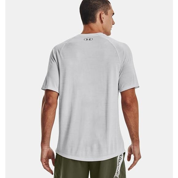 Under Armour Tech 2.0 Tiger Short-Sleeve Shirt for Men - Halo Gray/Black - 2XL - Picture 4 of 10